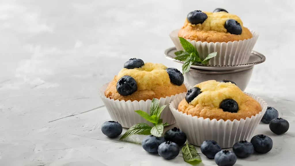 blueberry cupcake