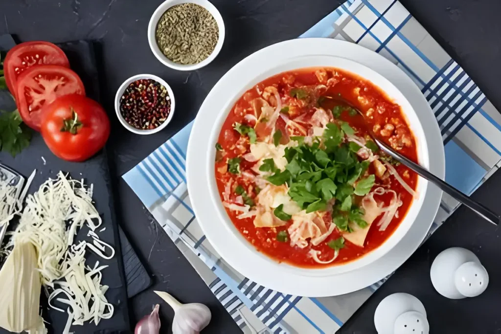 lasagna soup